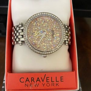 Caravelle Rhinestone Watch